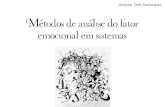 Metodos de analise do fator emocional em sistemas
