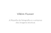 Vil©m Flusser A filosofia da fotografia e o universo das imagens t©cnicas