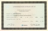 UNIVERSIDADE ESTÁCIO DE SÁ - sis. · PDF fileconcluiu o curso de especializaÇÃo em cinema e linguagem audiovisual universidade estÁcio de sÁ centro de pÓs-graduaÇÃo certificado